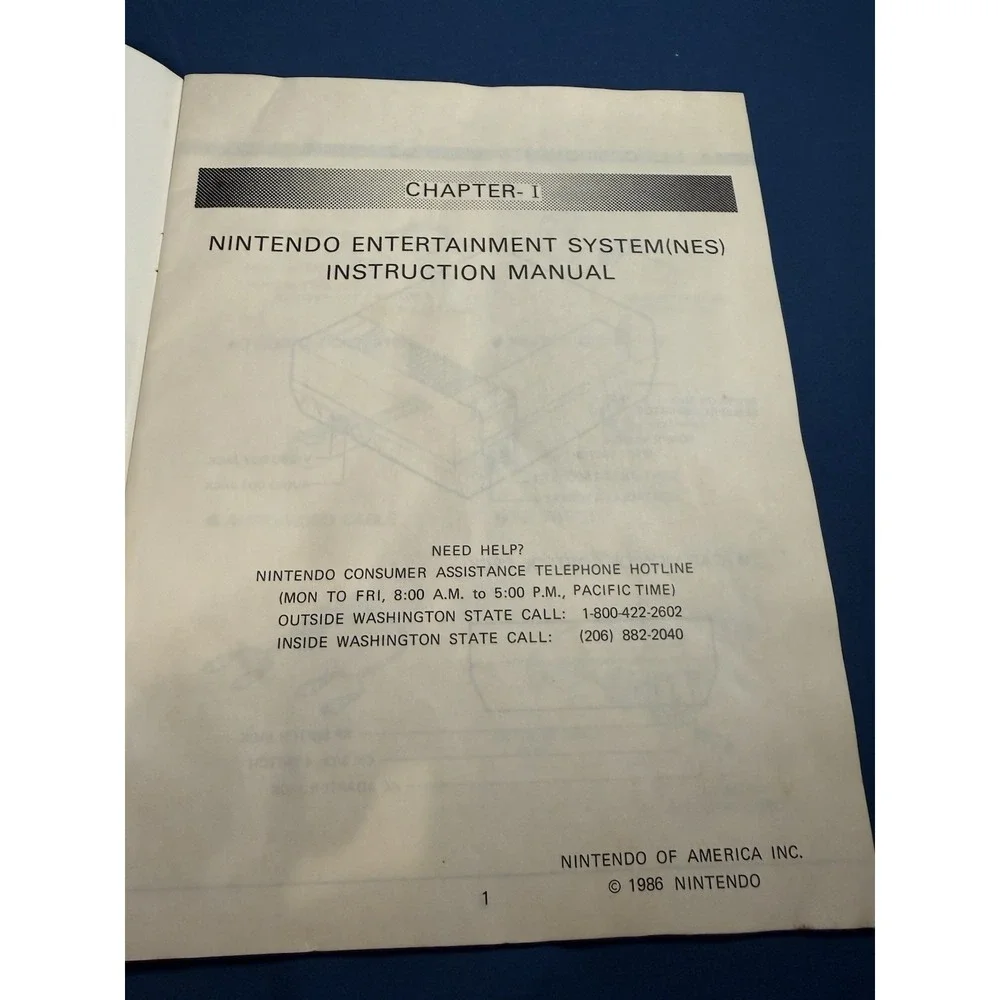 How To Set Up Your Nintendo Entertainment System NES Book Rob Robot 1986